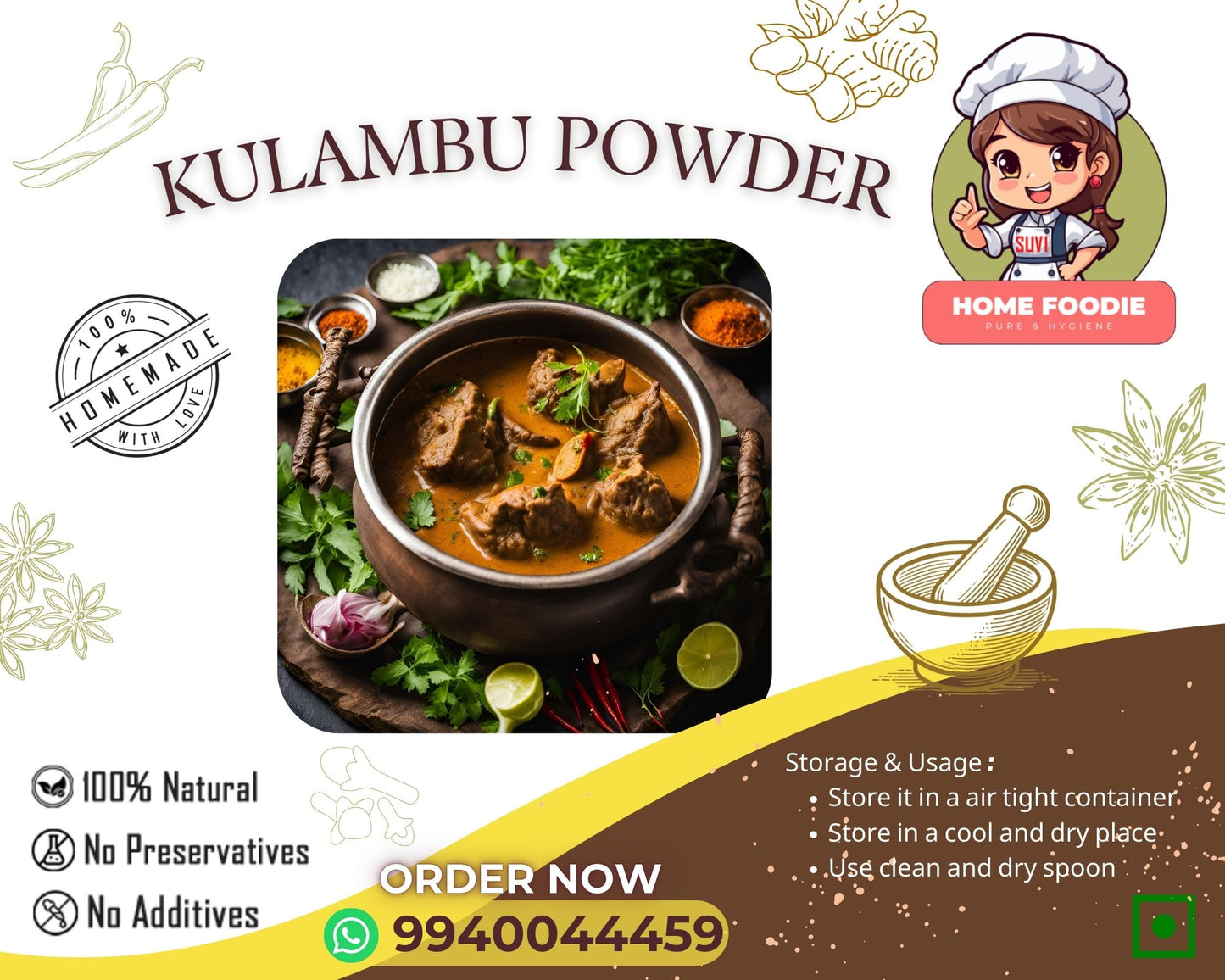 Kulambu Powder (100 grams)